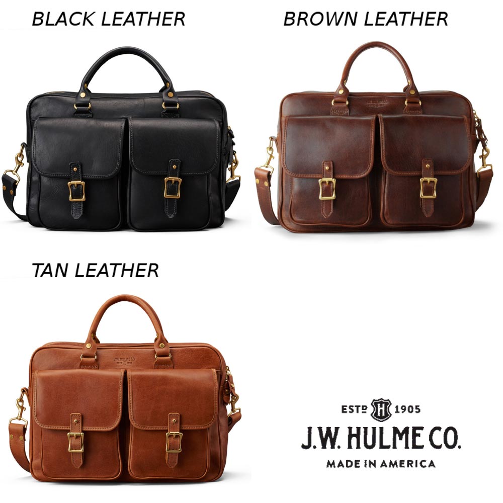 uni tees / J.W.HULME アメリカ製 レザーブリーフケース EDITOR BRIEFCASE