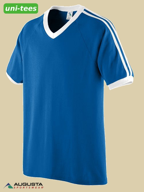 Uni Tees ロイヤルブルー ホワイト サッカーtシャツ無地 Augusta Sportswear 210 211 ショルダーストライプ Uni Tees ロイヤルブルー ホワイト サッカーtシャツ無地 Augusta Sportswear 210 211 ショルダーストライプ