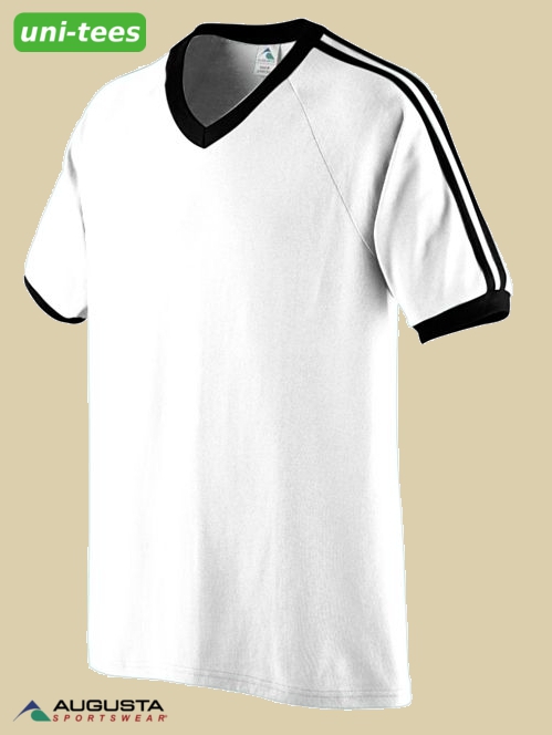 AUGUSTA SPORTSWEAR サッカーTシャツ 210 ホワイト/ブラック
