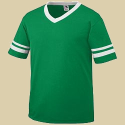 AUGUSTA SPORTSWEAR　フットボールTシャツ 360 ケリーグリー/ホワイト