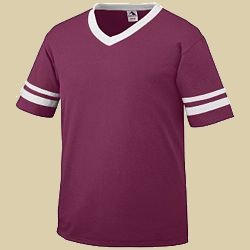 AUGUSTA SPORTSWEAR　フットボールTシャツ 360 マルーン/ホワイト