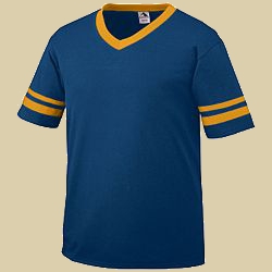 AUGUSTA SPORTSWEAR　フットボールTシャツ 360 ネイビー/ゴールド