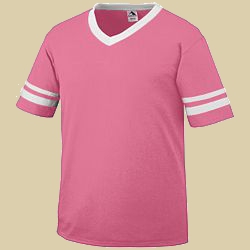 AUGUSTA SPORTSWEAR　フットボールTシャツ 360 ピンク/ホワイト