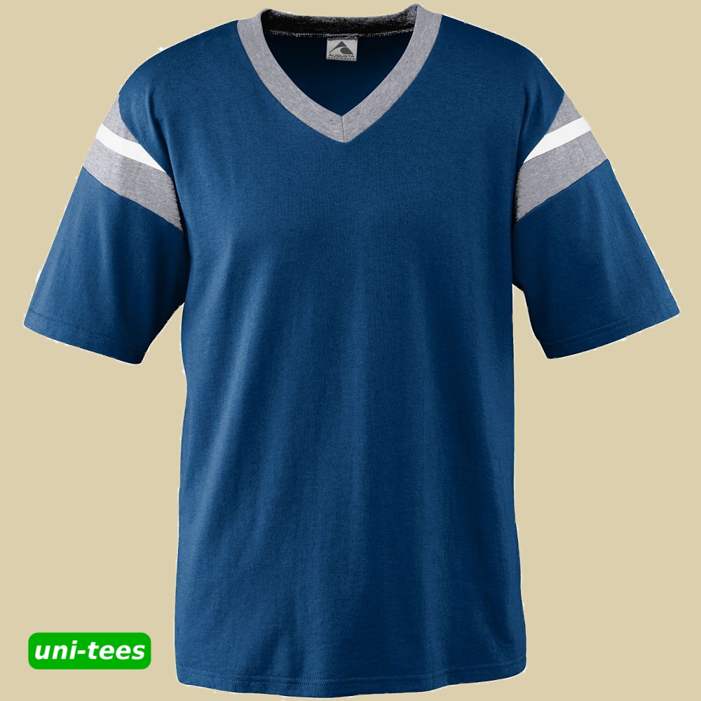 AUGUSTA SPORTSWEAR フットボールTシャツ ネイビー/グレー