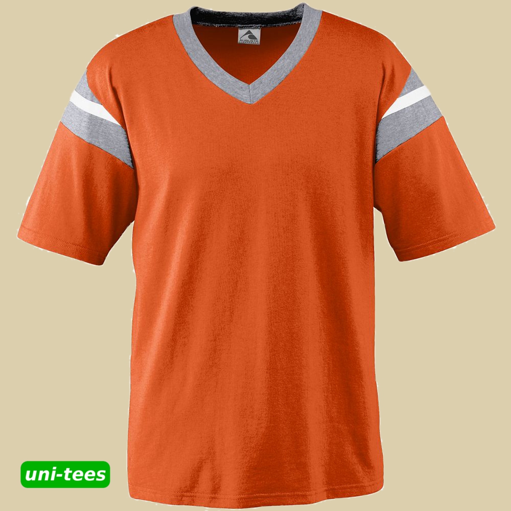 AUGUSTA SPORTSWEAR フットボールTシャツ オレンジ/グレー
