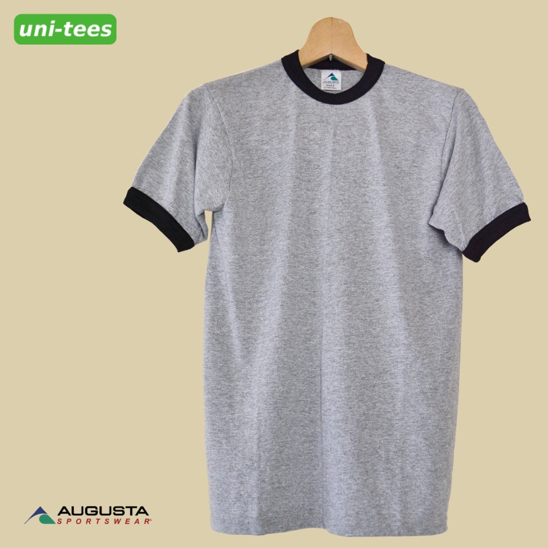 AUGUSTA SPORTSWEAR　リンガーTシャツ 710 グレー/ブラック