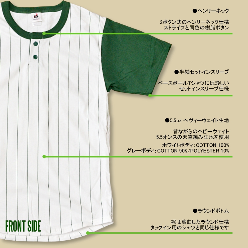 uni-tees / ベースボールTシャツ BADGER SPORTSWEAR 7918 ピン 
