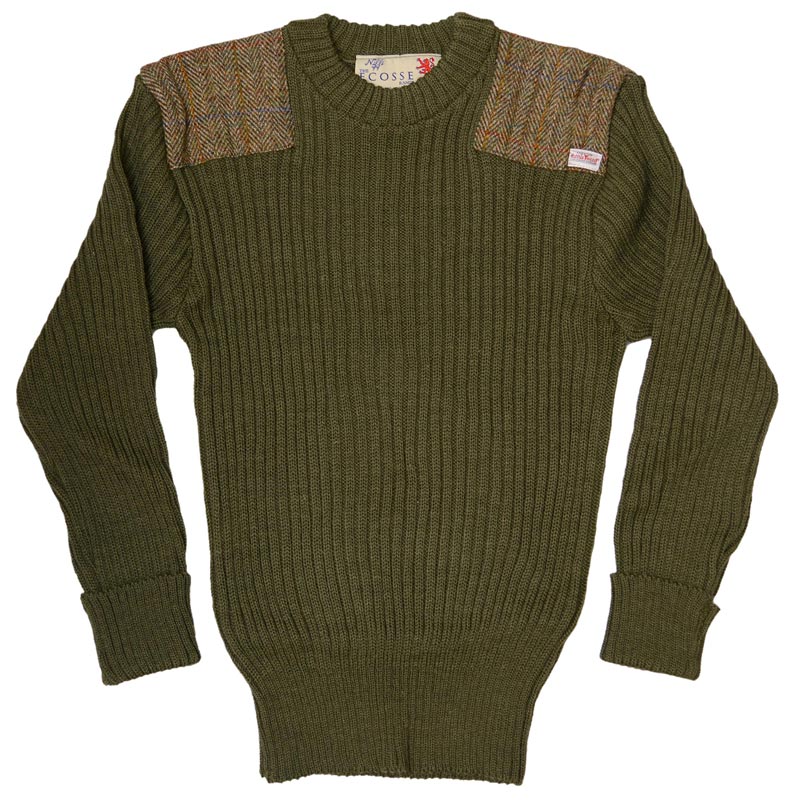 uni-tees / Harris Tweed/ハリスツイード コマンドセーター イギリス製